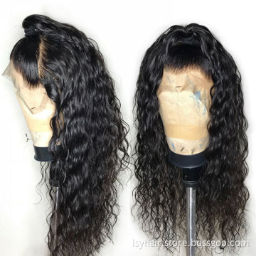 LSY Factory Price Human Hair Wig Vendors Brazilian Human Virgin Hair Lace Front Wig